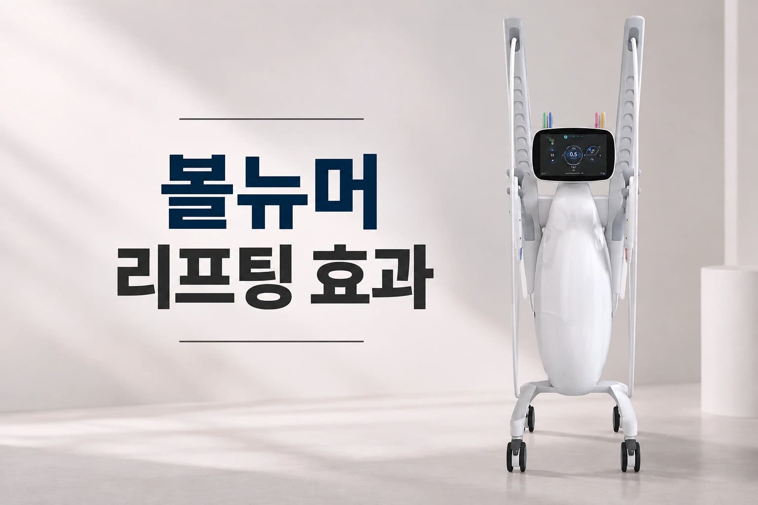 볼뉴머 리프팅 장비와 시술 효과를 소개하는 콘텐츠 썸네일